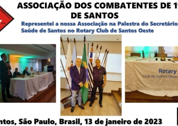 Palestra do Secretário da Saúde de Santos