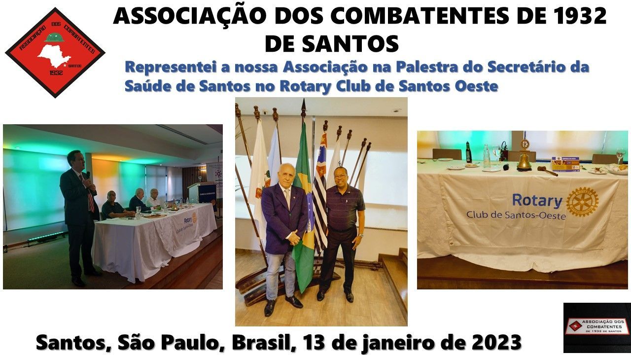 Palestra do Secretário da Saúde de Santos